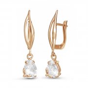 Серьги женские с фианитом