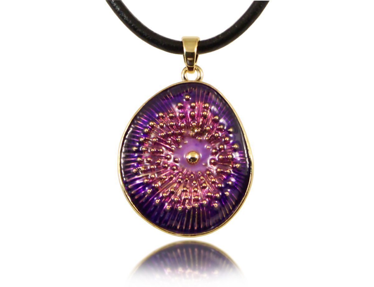Эмаль кулон Purple -  купить в интернет-магазине Белый Барс - фото