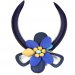 Колье из кожи Flower