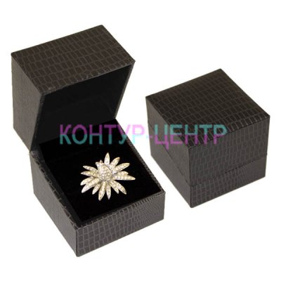 GK-4 Футляр под кожу черный. Кольцо