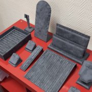 Оборудование для ювелирных украшений из темно-серой элитной замши